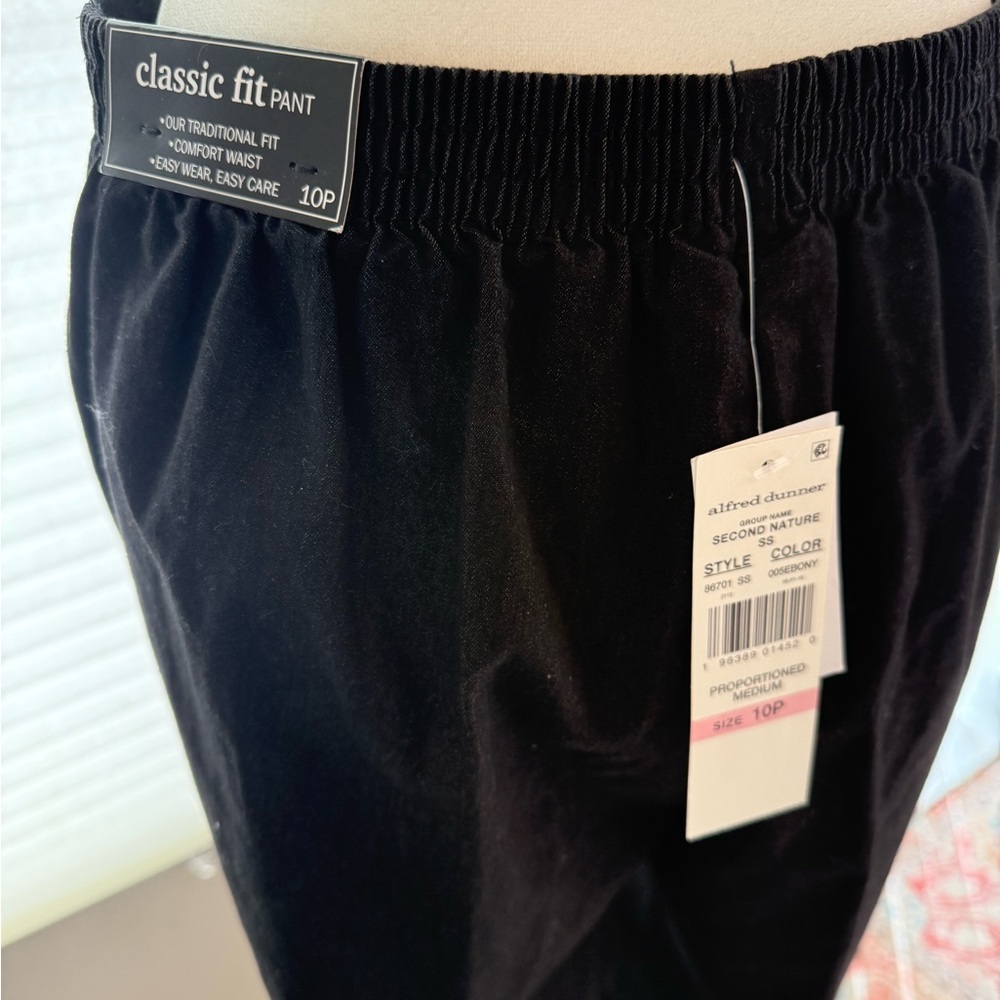 Alfred Dunner Women’s Black Dress Pants 10P